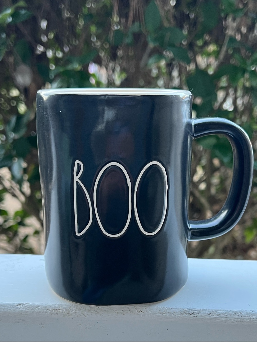 Magenta “M” Stamp Halloween BOO Mug
